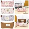 Gift Accessories Pencil Box Pen Bags Lovely Pastoral Floral Pencil Case Canvas Stationery Bag