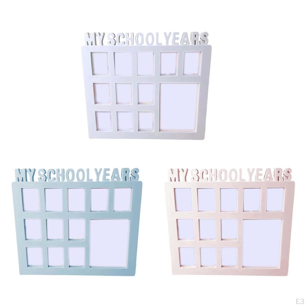 Hanging School Picture Frame from Kindergarten to Graduation Photo Frames Growing Memory