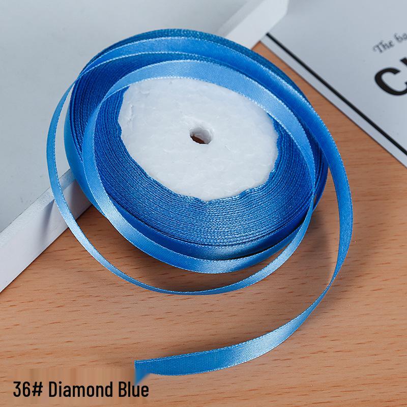 1 см атласная лента для украшения подарочной коробки и бантов, специальная для трансграничной торговли