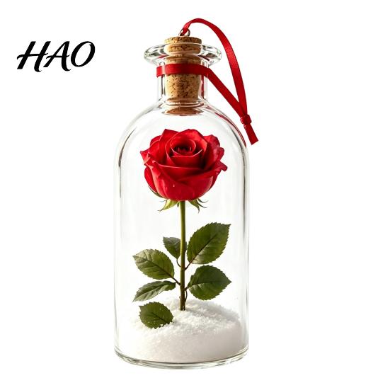 Unique Anniversary Souvenir Recordable Christmas Message in A Bottle, Voice Recording Holiday Keepsake with Emotional Connection Gift Playback