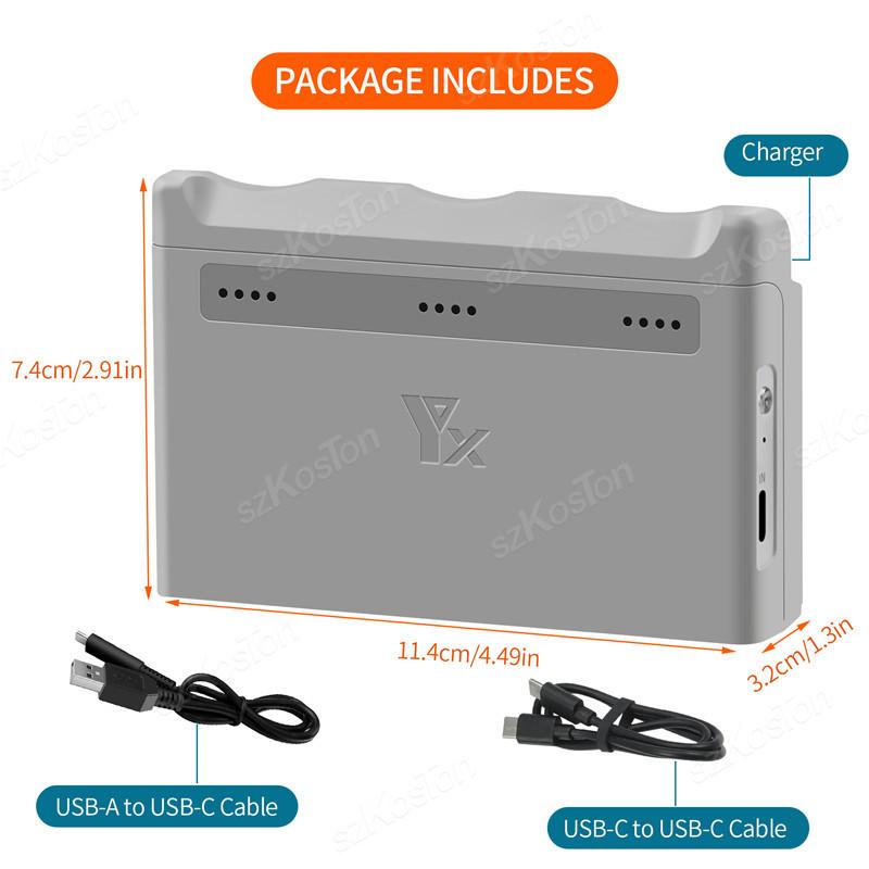 3-канальный зарядный концентратор для аккумулятора DJI Neo Интеллектуальное зарядное устройство для аккумулятора DJI Neo Зарядка Батлер Внешний аккумулятор Аксессуары для дронов