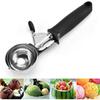 Stainless Steel Ice Cream Scoop Black Pink Ball Scooper New Kitchen Tools