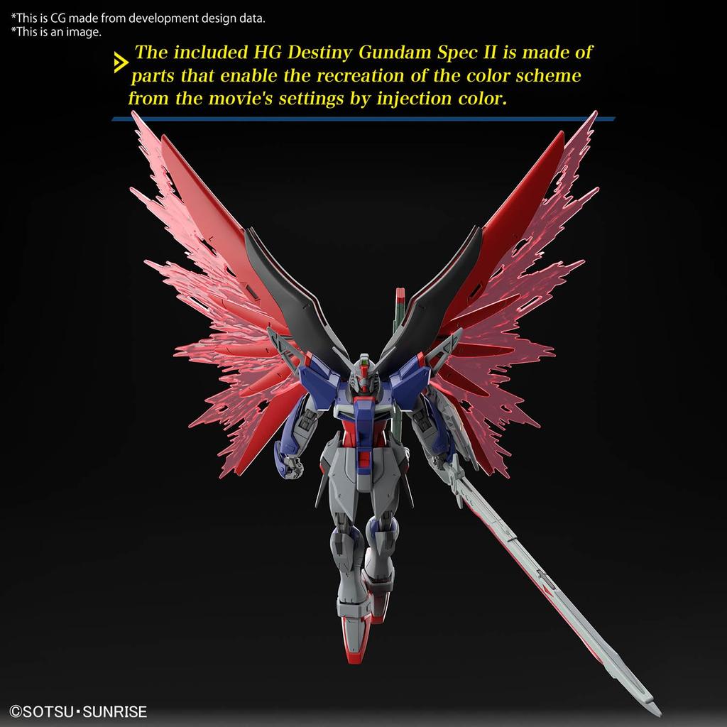BANDAI SPIRITS HG Mobile Suit Gundam SEED FREEDOM Destiny Gundam Spec II Zeus Silhouette масштабная пластиковая модель с цветовой кодировкой 1/144
