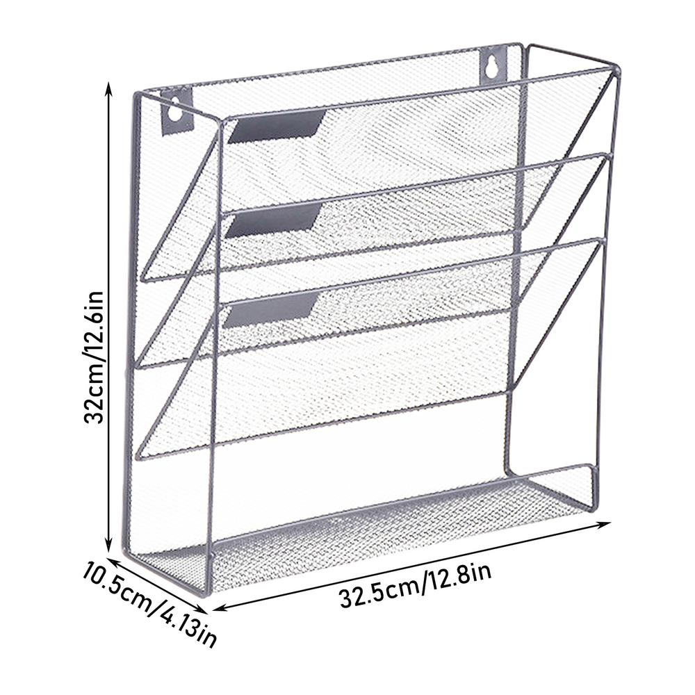 Настенный подвесной органайзер для файлов 4 кармана сетчатый офисный для почты бумаги организации подвесной держатель для файлов подставка для журналов корзина с кармашком для имени