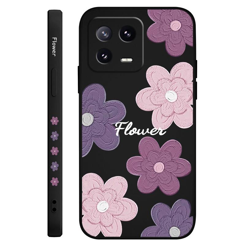 Mottled Flowers Phone Case For Xiaomi Mi 15 14 14T 13 13T 12 12X 12T 12S 11 11T 10 10T 9 9T Pro Lite Liquid Silicone Cover