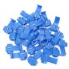25Pcs Blue Solderless Quick Splice Snap Wire Connector 0.75 2.5mm AWG 14 To 18