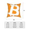 Чехол для подушки Bitcoin Crypto Cryptocurrency Подушка из полиэстера Ethereum Btc Blockchain Чехлы для подушек на заказ