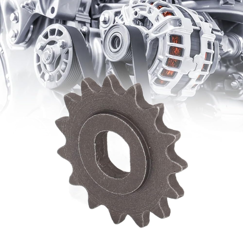 25H 15T Chain Sprocket,15 Tooth Electric Scooter Motor Engine Sprocket Chain H Hole fit for MY1020 MY1016 MY1018(25H 15T Sprocket)