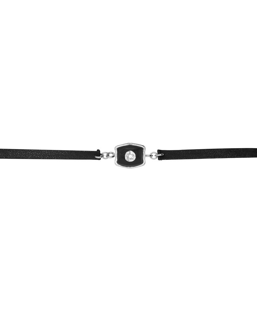 Fademine Black Coat Of Arms Choker Necklace