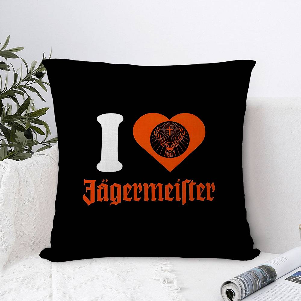 Hot JJaegermeisterS Cushion Cover Pillow Cover Decor Pillowcase Printed Cushion Case for Couch