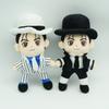 New Michael Plush Doll Cool Star Classic White Stripe Suit Stuffed Doll Singer Peripherals Plushie Fans Birthday Gifts
