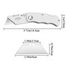 SK5 Steel Blades Art Knife Foldable Box Cutter Utility Folding Knife  Cartons