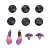 6pcs Thumbsticks 4pcs Back Paddles for Edge Controller Interchangeable Controller Paddles