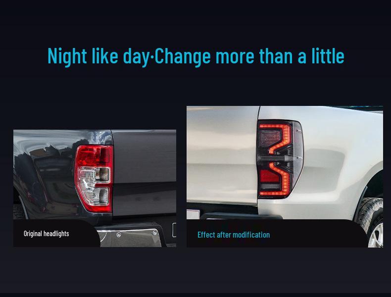 Светодиодный динамический указатель поворота задний фонарь для 2012-2018 Ford Everest Ranger T6