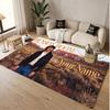 Custom Name Crystal Velvet Rug,Benson Boone Comfortable Anti Slip Floor Mat For Room Decoration