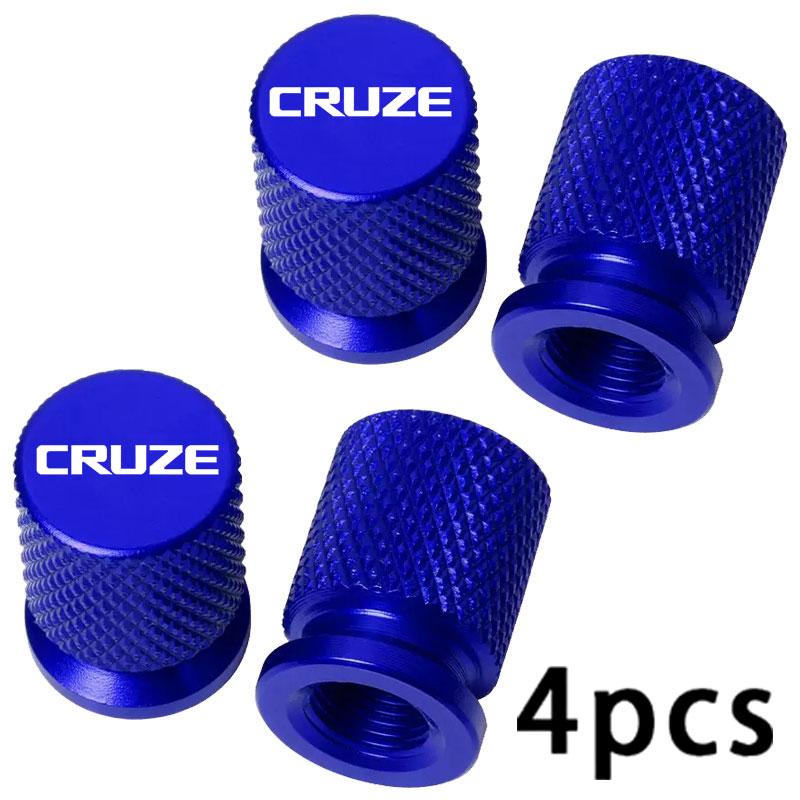 AABHN1 Car Wheel Tire Valve Caps Tyre Stem Covers Airdust Waterproof For Chevrolet Malibu Cruze Accessories