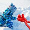 Зажим для снежка Пингвин Снежная форма Модель снега Зимняя уличная игра в снежки Инструмент для игры на снегу