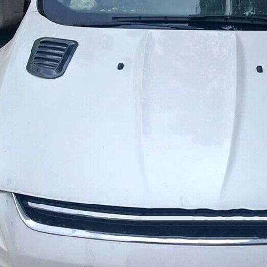 Yousheng 2 шт. Универсальные наклейки на вентиляционные отверстия капота, Декоративная накладка на воздухозаборник капота автомобиля из углеволокна, Клейкие фальш-вентиляционные отверстия для экстерьера автомобиля