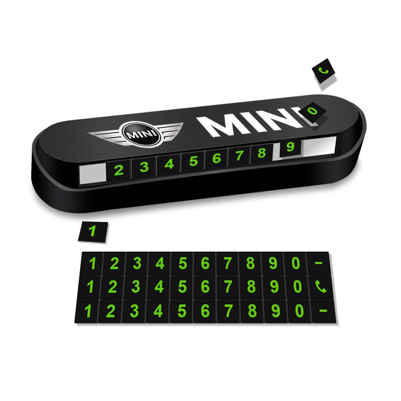 1 шт. Временная парковочная карточка для автомобиля, табличка, значок, стайлинг автомобиля для BMW Mini Cooper F54 F55 F56 R56 R60 SONE Roadster Clubman Coupe