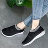 Summer Women Sneakers Lightweight Women's Sport Shoes Slip On Flats Shoes Women Loafers Plus Size Walking Flats Female Footwear