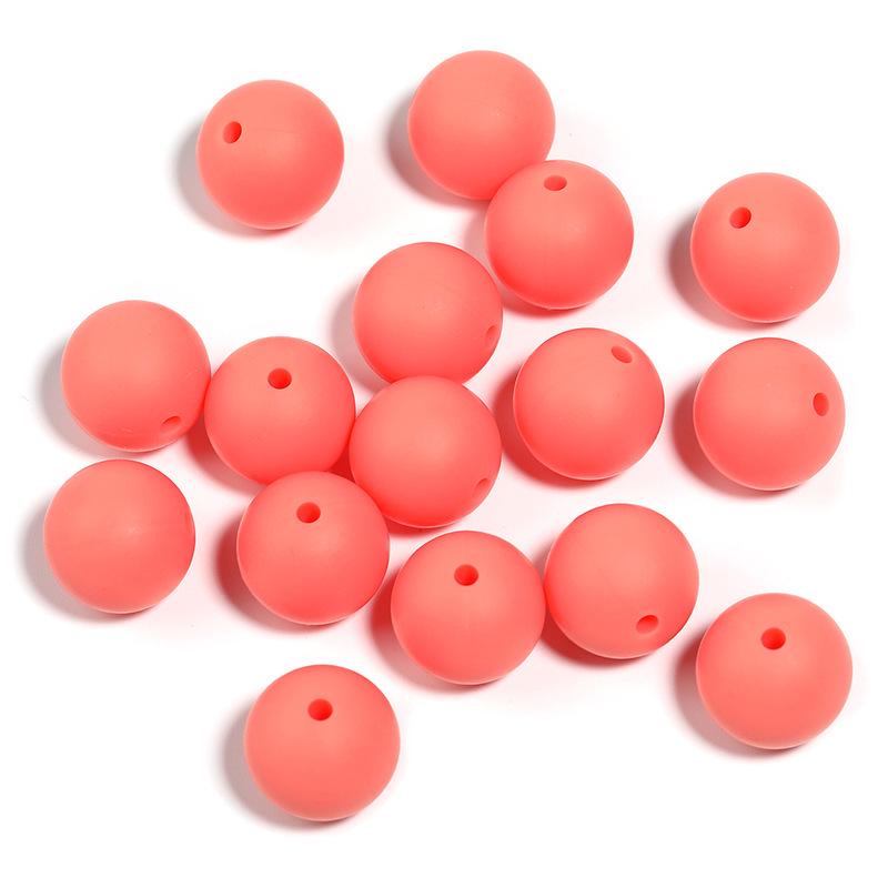15mm Multi-color Eco-friendly Silicone Macaron Phone Chain & Keyring Jewelry DIY Kit