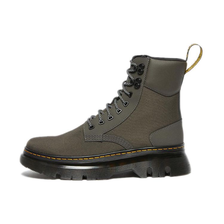 Dr. Martens Короткие ботинки-челси на шнуровке с круглым носком, унисекс, темно-армейский зеленый, 27017029