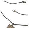 Emporio Armani  simple and versatile design stainless steel necklace men's silver Silver F basic packaging-brand original box