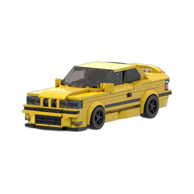 Трансграничный MOC-совместимый Lego BMW M3 E36 Конструктор - Игрушечная модель автомобиля с 8 шипами для мальчиков
