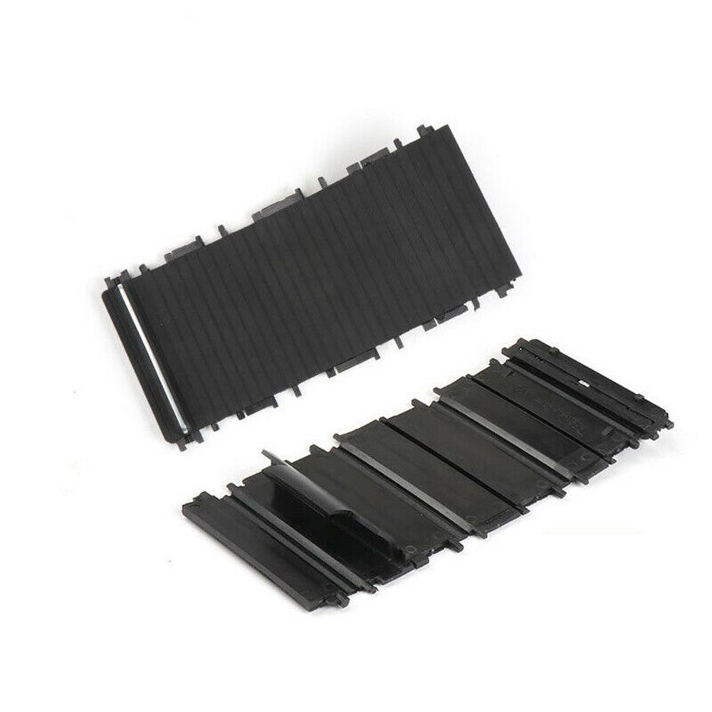 Для BMW 3 серии E46 центральная консоль рулонная шторка крышка черная внутренняя отделка оригинальный размер автомобиля пластик высокое качество