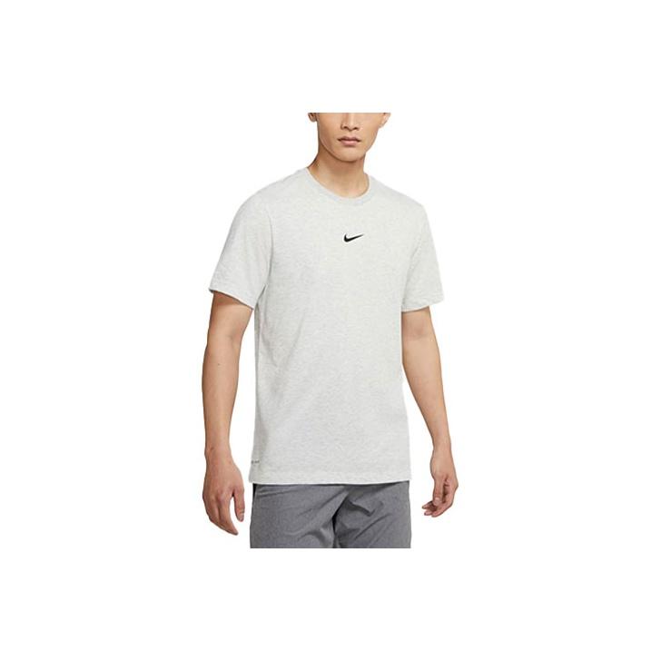 Nike Dri-Fit Training Sports Повседневная футболка с круглым вырезом с короткими рукавами Мужские топы Серый DM3121-050