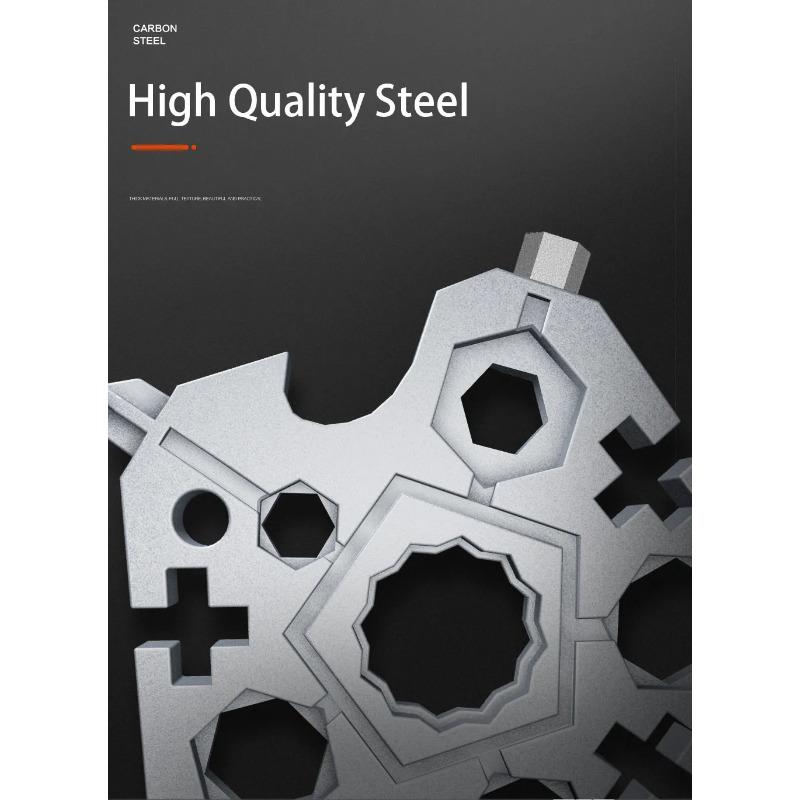 23 в 1 пятиугольный многофункциональный снежинка внутренний шестиугольный гаечный ключ инструмент для повседневного использования отвертка велосипедный комбинированный инструмент 58*58 мм