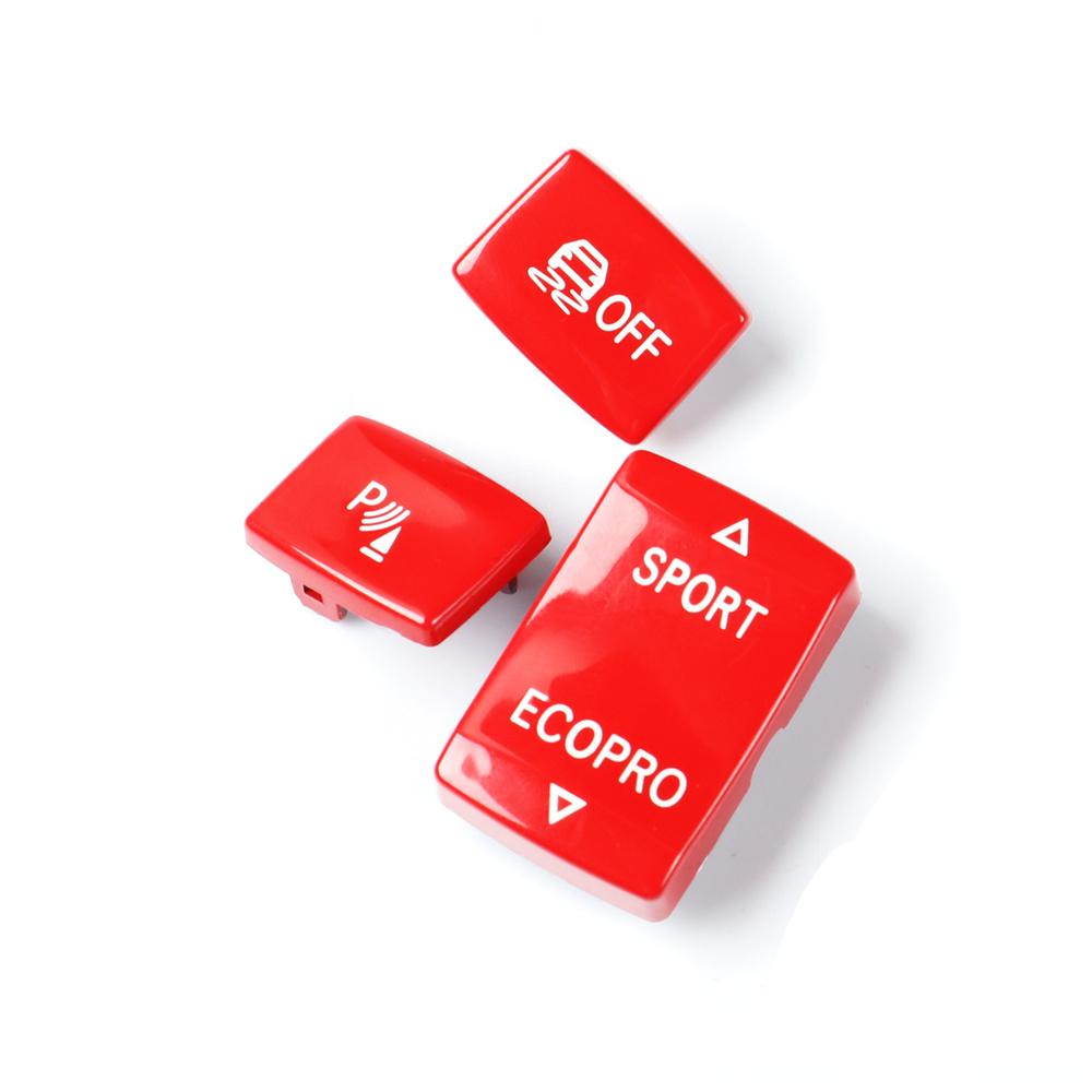 Для BMW 2 3 4 Серии F20-23 F30-F34 Красные Кнопки Переключения Режима Вождения на Центральной Консоли