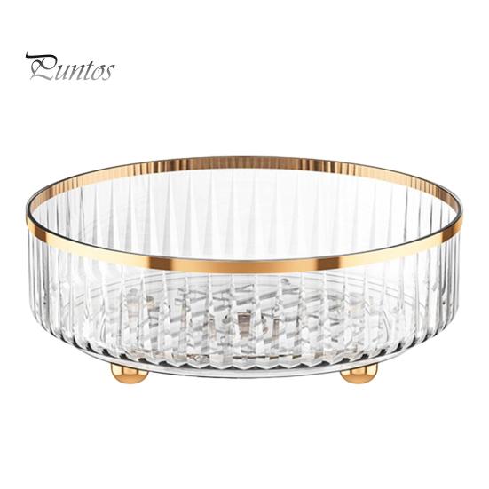 360-Degree Rotating Spice Rack Storage Tray Large Capacity Strong Load-bearing Seasoning Cosmetic Storage Bin Kitchen Organizer