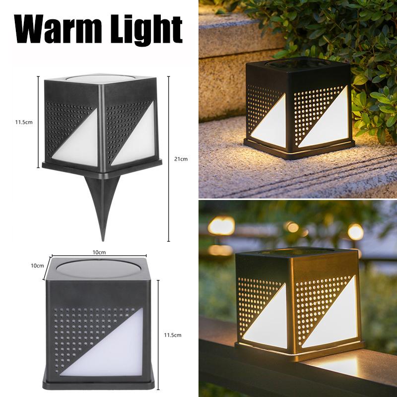 Светодиодный солнечный светильник Capital, водонепроницаемый, солнечный, квадратный, садовый светильник, двор, вилла, сад, интеллектуальное управление освещением, пост, светильники