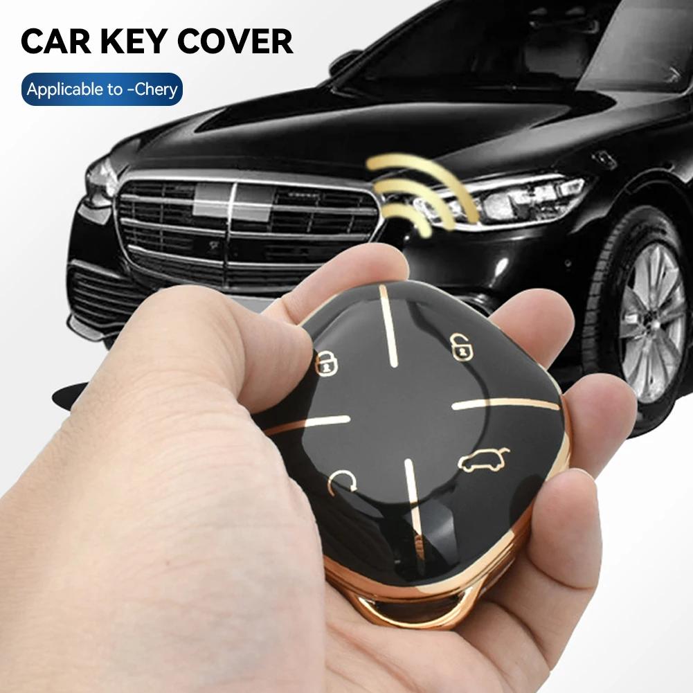 Чехол для автомобильного дистанционного ключа из ТПУ для Chery Jetour Dashing X-1 Plus DTC IDM 2022 2023, защита аксессуаров