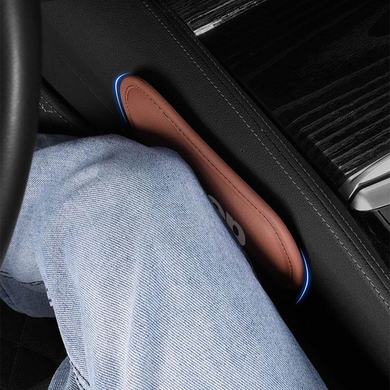 1 шт. Кожаная автомобильная подушка, автомобильная накладка на колено, эластичная подушка для ног из пены с памятью для Jeep Renegade Wrangler JK Grand Cherokee WJ XJ Willys Compass Command