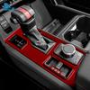 Настоящая мягкая карбоновая наклейка для Toyota Tundra 2025 2025 2025 2025 Рамка панели переключения передач автомобиля Внутренняя отделка Аксессуары для LHD