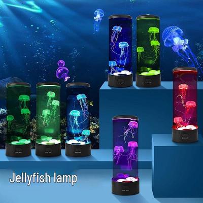 USB светодиодная лампа-медуза: Ночник с изменяющимся цветом для домашней атмосферы