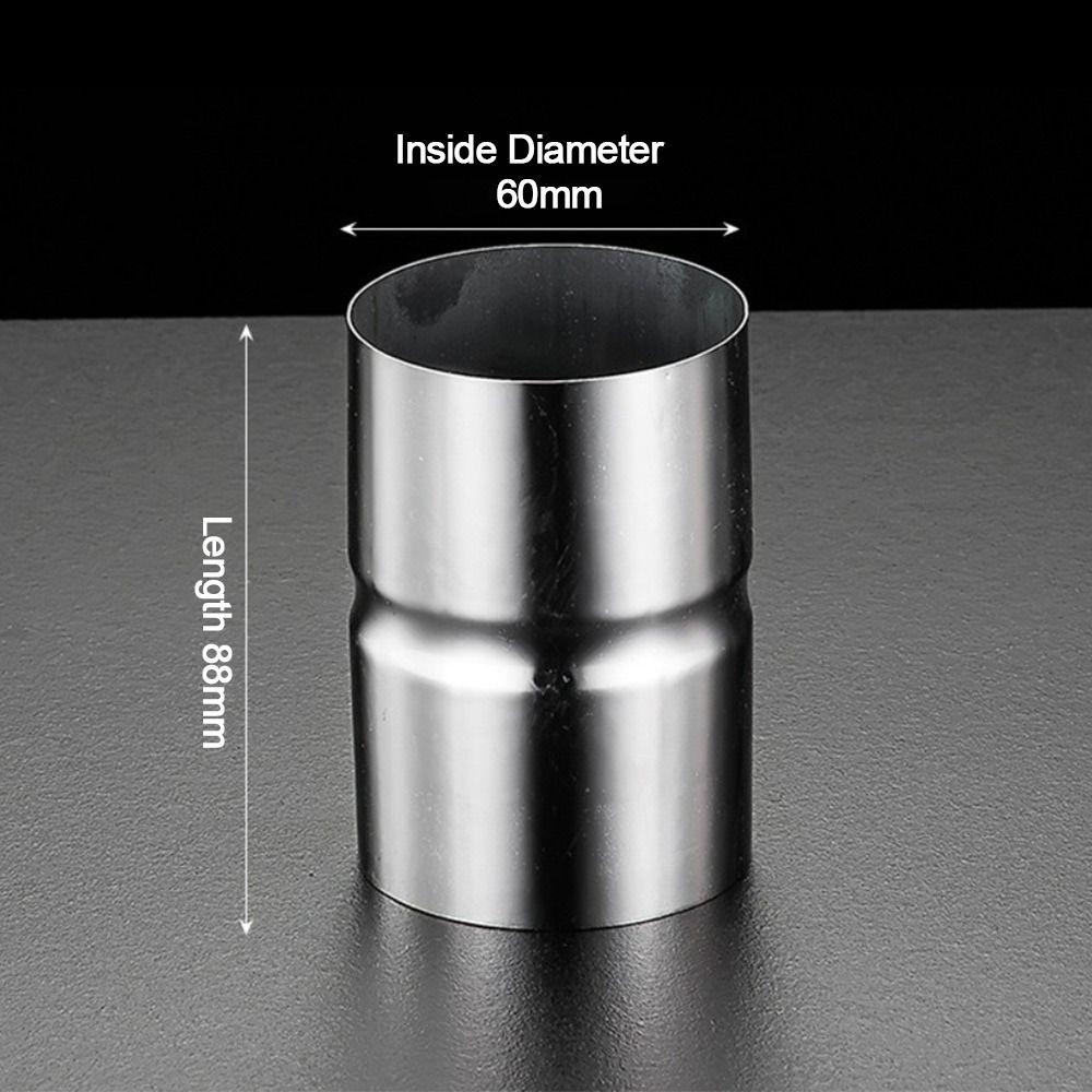 Соединитель для труб из нержавеющей стали Прямой соединитель для воздуховодов Новое удлинительное соединение