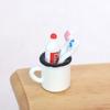 1/12 Dollhouse Simulation Toothpaste Toothbrush Cup Set Dollhouse Mini Bathroom Decoration Dolls House Furniture Accessories