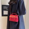 2024 New Trendy Textured Retro Bags for Women, Popular and Versatile Crossbody Bags, Fashionable and Stylish Small Square Bags