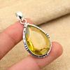 Glorious Citrine Gemstone Handmade Jewelry 925 Sterling Silver Jewelry Pendant For Women