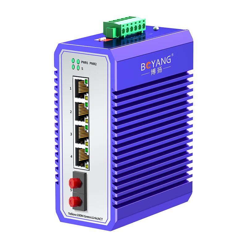 Boyang Industrial 100Mbps Fiber Optic Ethernet Converters