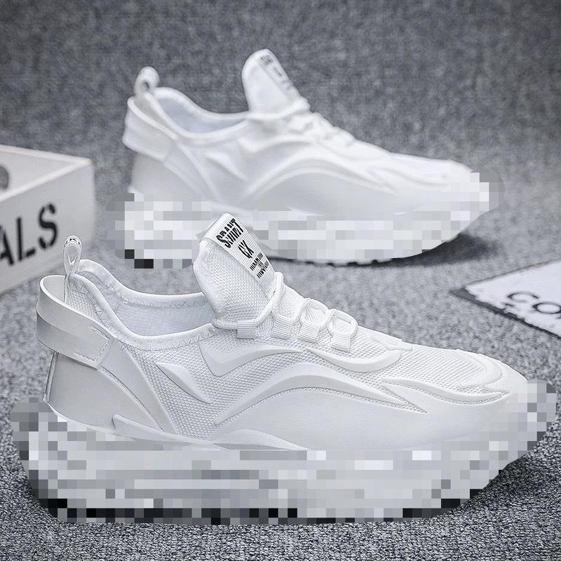 Летний новый ретро тренд толстая подошва, легкие и универсальные беговые дышащие спортивные туфли увеличивающие рост повседневные мужские туфли