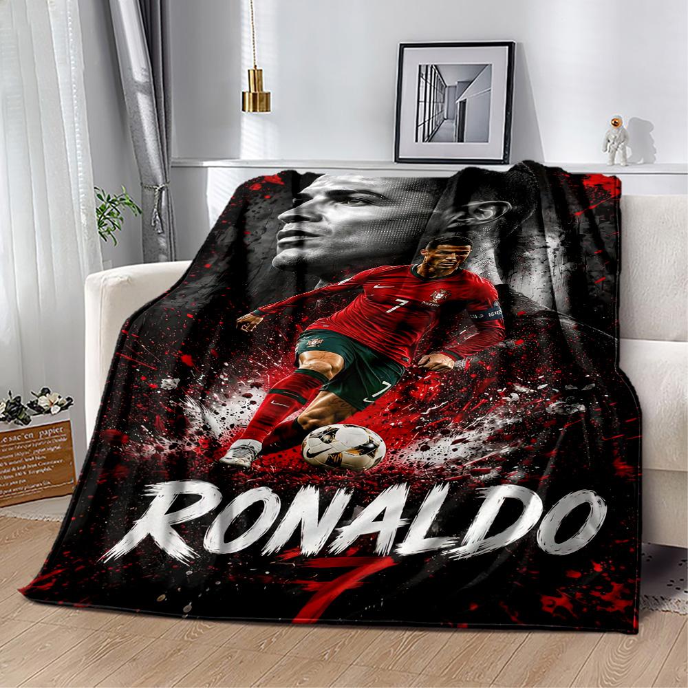 Cristiano Ronaldo Blanket Soft Cozy Perfect For Bed Seaside Livingroom For All Seasons Modern Style Ideal Gift For Birthday Valentine'S Day