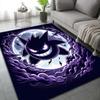 Best Seller! Poke Mon Gengar Area Rug Cute Carpet for Living Room Kids Bedroom Sofa Doormat Kitchen Home Decor,Non-slip Mat Gift