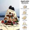 Snoopy'S Christmas Celebration Blanket Soft Throw Blanket For Home Bedroom Bed Sofa Travel Office Solid Christmas Blanket