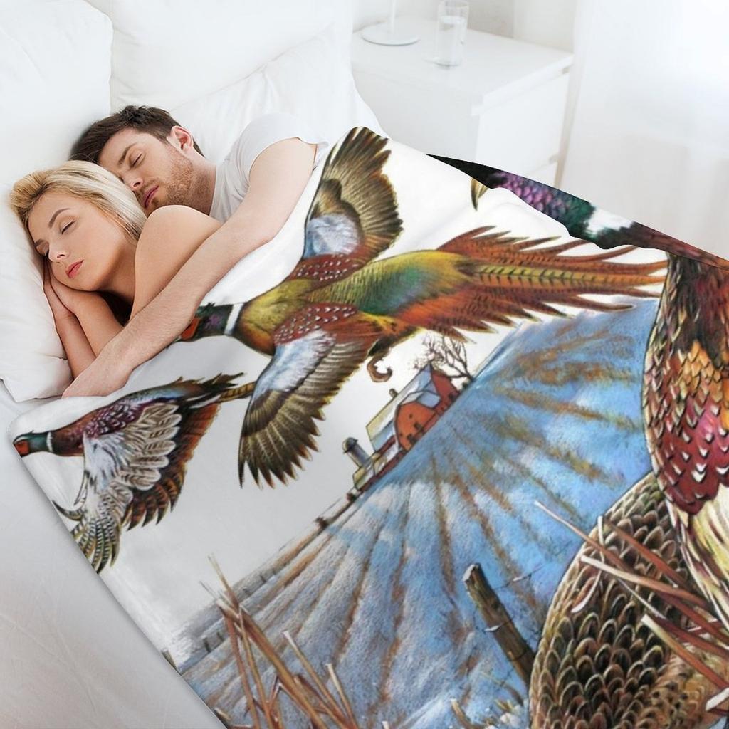 Одеяло-плед «Фазанья ферма», спальный мешок, детские пушистые летние одеяла