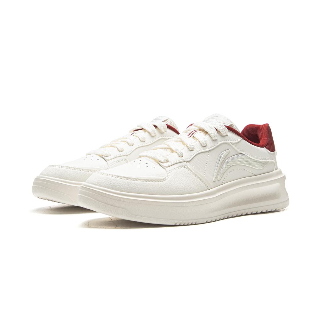 Li Ning Фестиваль фонарей Синтетическая кожа Покрытие Дышащие Низкие Кеды для скейтборда Женские AGCV316-4