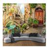 Размер 3D Пейзаж Маленького Города Настенная Роспись Домашний Декор Гостиная Спальня Фон Обои